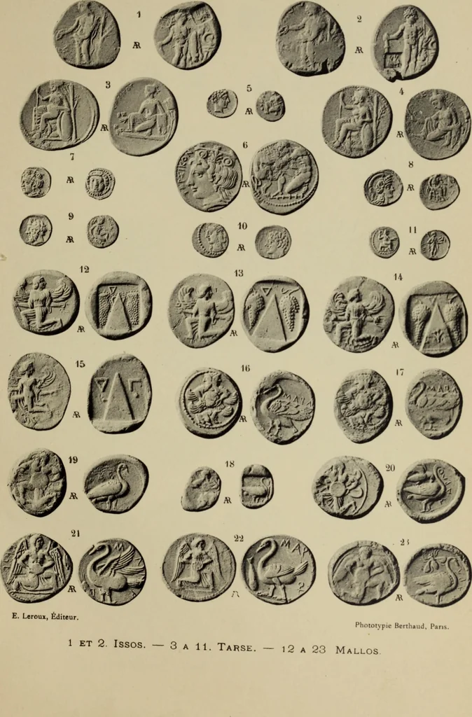 An illustration from Traite des monnaies grecques et romaines;, 1901, leaf 114