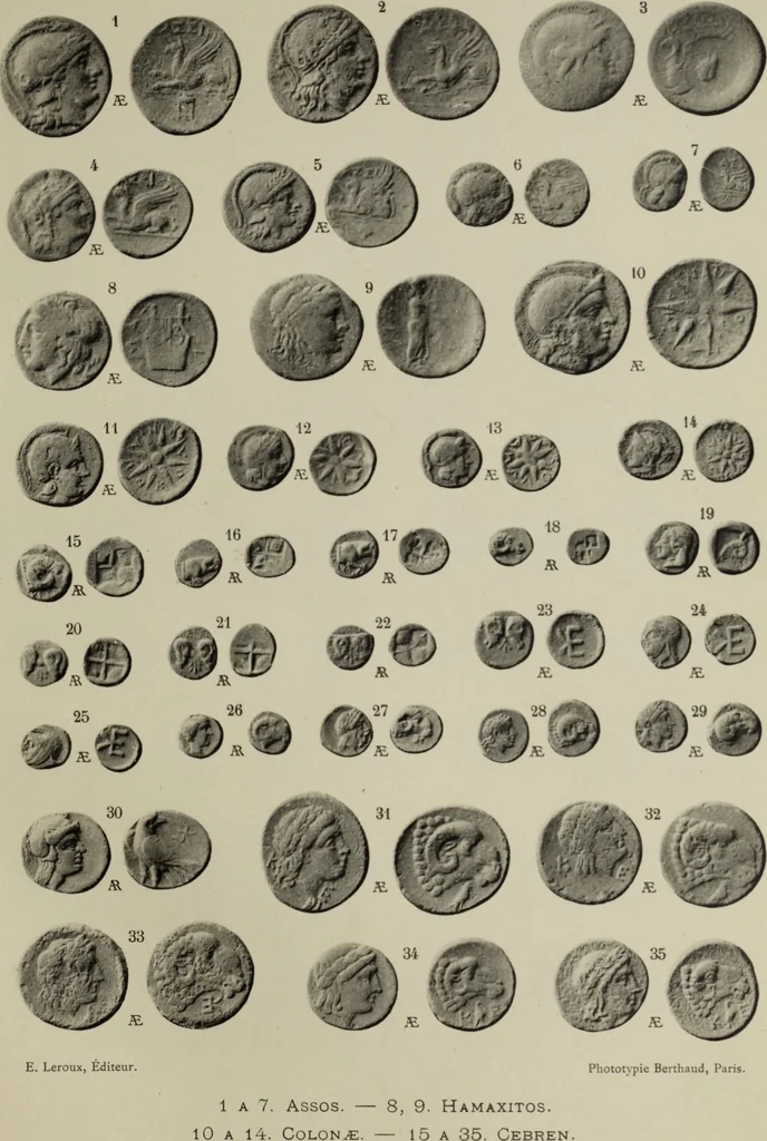 An illustration from Traite des monnaies grecques et romaines;, 1901, leaf 168