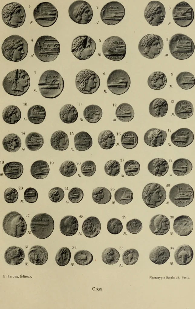 An illustration from Traite des monnaies grecques et romaines;, 1901, leaf 200