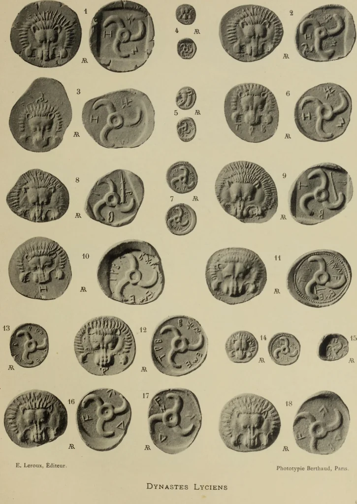 An illustration from Traite des monnaies grecques et romaines;, 1901, leaf 46