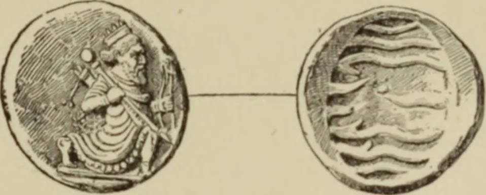 An illustration from Traite des monnaies grecques et romaines;, 1901, leaf 6
