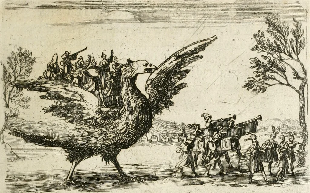 An illustration from Traité des tournois, joustes, carrousels, et autres spectacles publics, 1669, leaf 18