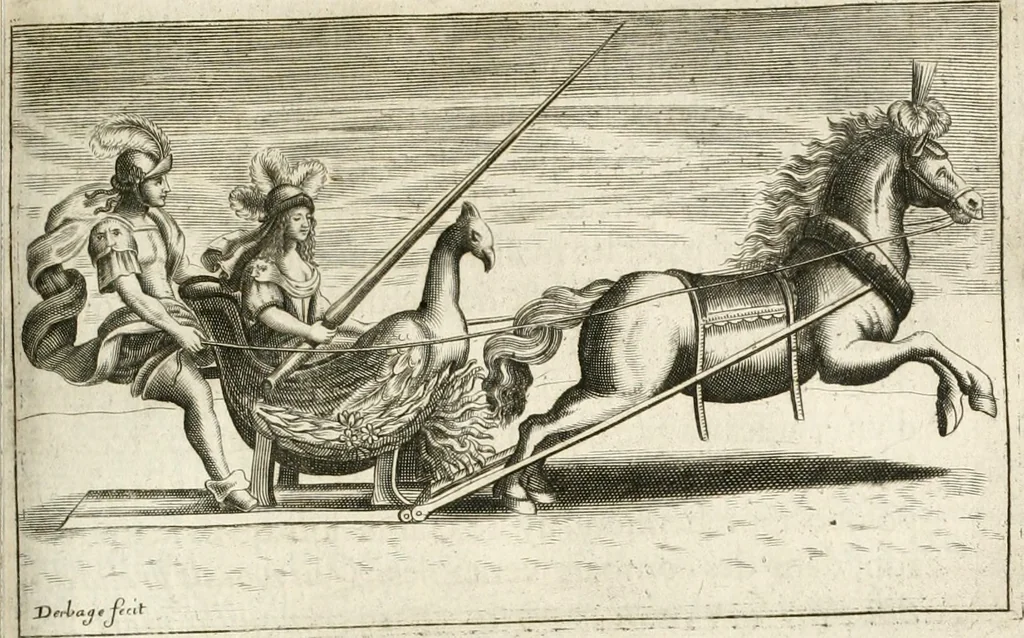 An illustration from Traité des tournois, joustes, carrousels, et autres spectacles publics, 1669, leaf 368