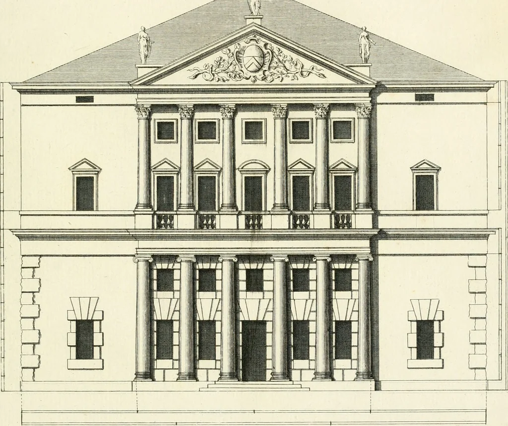 An illustration from Traité du beau essentiel dans les arts : appliqué particulièrement à l'architecture, et démontré phisiquement et par l'expérience ..., 1752, leaf 100
