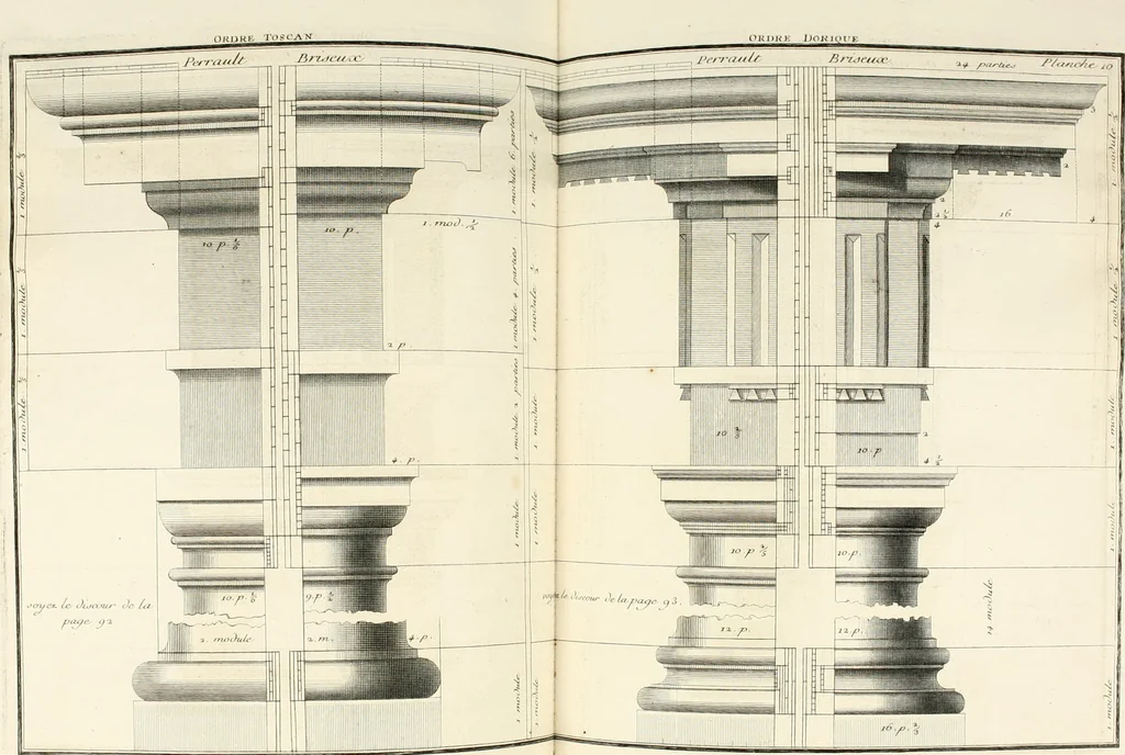 An illustration from Traité du beau essentiel dans les arts : appliqué particulièrement à l'architecture, et démontré phisiquement et par l'expérience ..., 1752, leaf 141