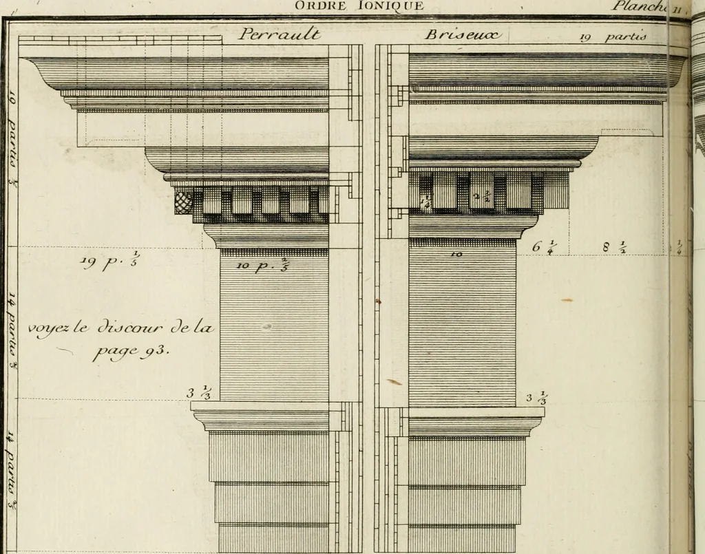 An illustration from Traité du beau essentiel dans les arts : appliqué particulièrement à l'architecture, et démontré phisiquement et par l'expérience ..., 1752, leaf 143