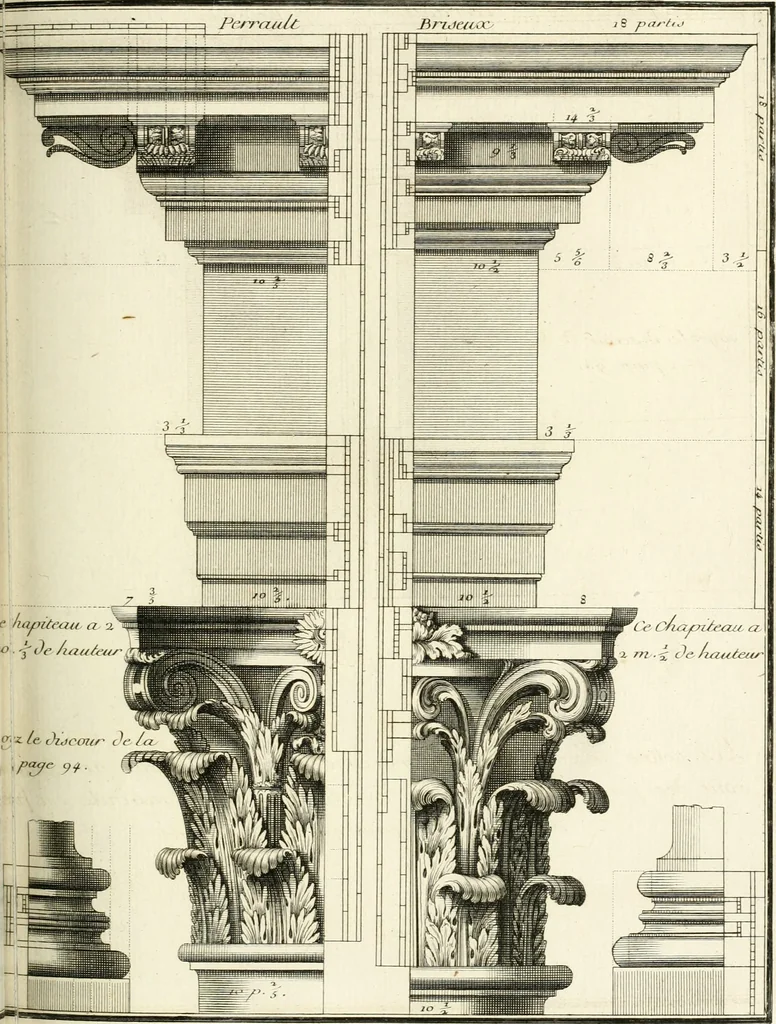 An illustration from Traité du beau essentiel dans les arts : appliqué particulièrement à l'architecture, et démontré phisiquement et par l'expérience ..., 1752, leaf 144