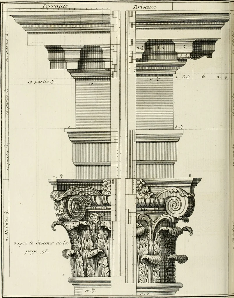 An illustration from Traité du beau essentiel dans les arts : appliqué particulièrement à l'architecture, et démontré phisiquement et par l'expérience ..., 1752, leaf 147