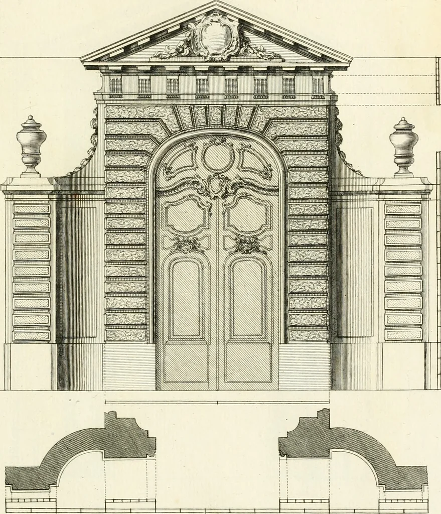 An illustration from Traité du beau essentiel dans les arts : appliqué particulièrement à l'architecture, et démontré phisiquement et par l'expérience ..., 1752, leaf 172