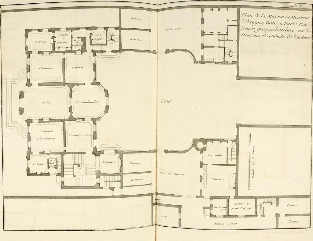 An illustration from Traité du beau essentiel dans les arts : appliqué particulièrement à l'architecture, et démontré phisiquement et par l'expérience ..., 1752, leaf 189