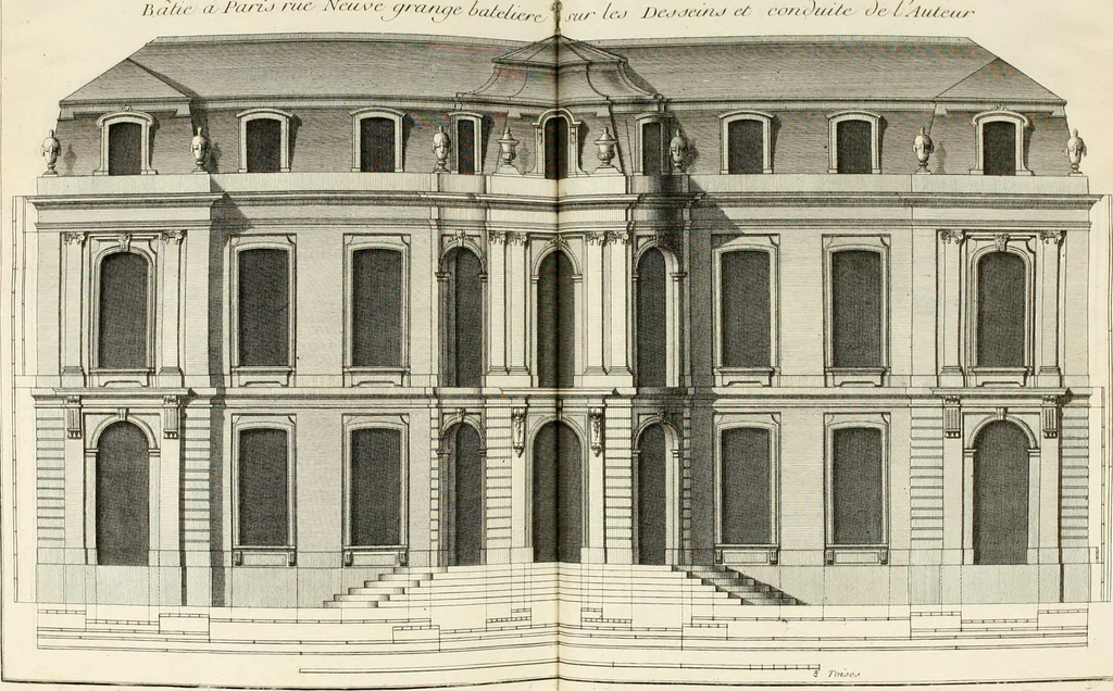 An illustration from Traité du beau essentiel dans les arts : appliqué particulièrement à l'architecture, et démontré phisiquement et par l'expérience ..., 1752, leaf 191