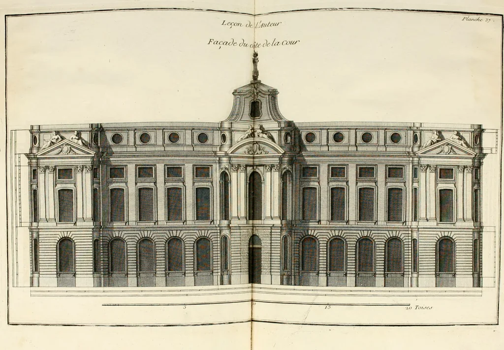 An illustration from Traité du beau essentiel dans les arts : appliqué particulièrement à l'architecture, et démontré phisiquement et par l'expérience ..., 1752, leaf 197