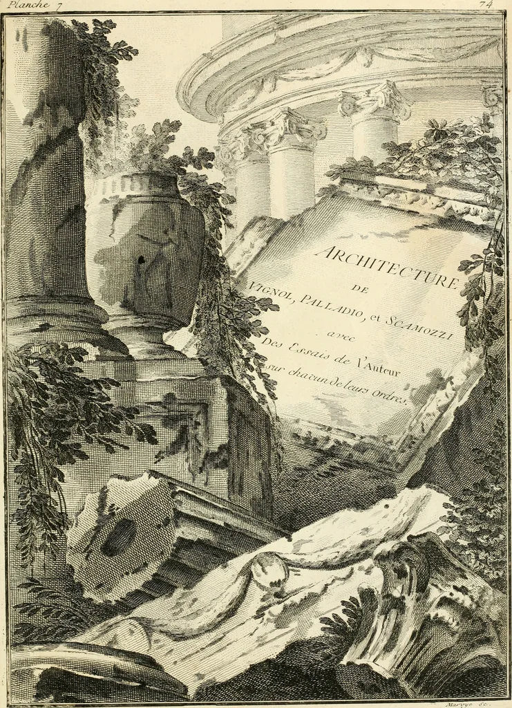 An illustration from Traité du beau essentiel dans les arts : appliqué particulièrement à l'architecture, et démontré phisiquement et par l'expérience ..., 1752, leaf 290