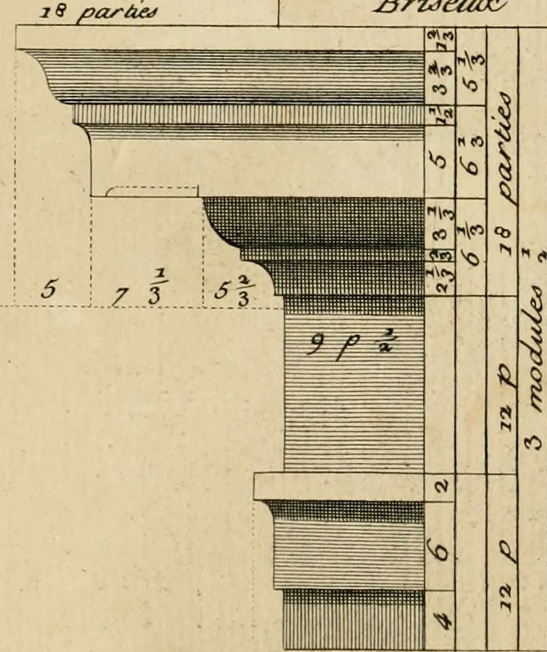 An illustration from Traité du beau essentiel dans les arts : appliqué particulièrement à l'architecture, et démontré phisiquement et par l'expérience ..., 1752, leaf 299