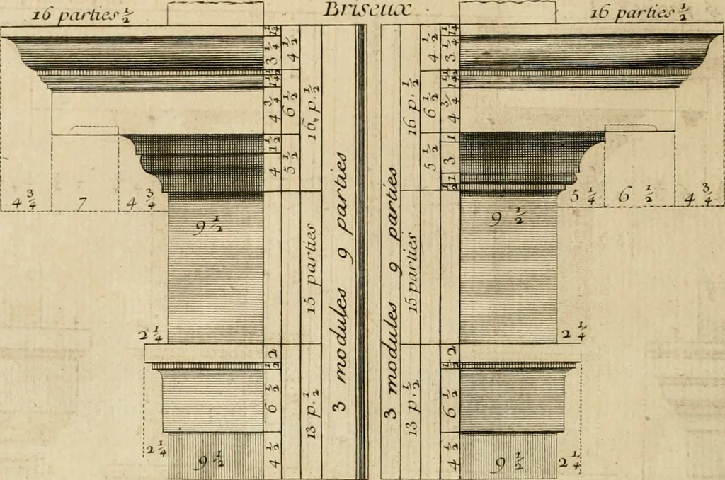 An illustration from Traité du beau essentiel dans les arts : appliqué particulièrement à l'architecture, et démontré phisiquement et par l'expérience ..., 1752, leaf 303