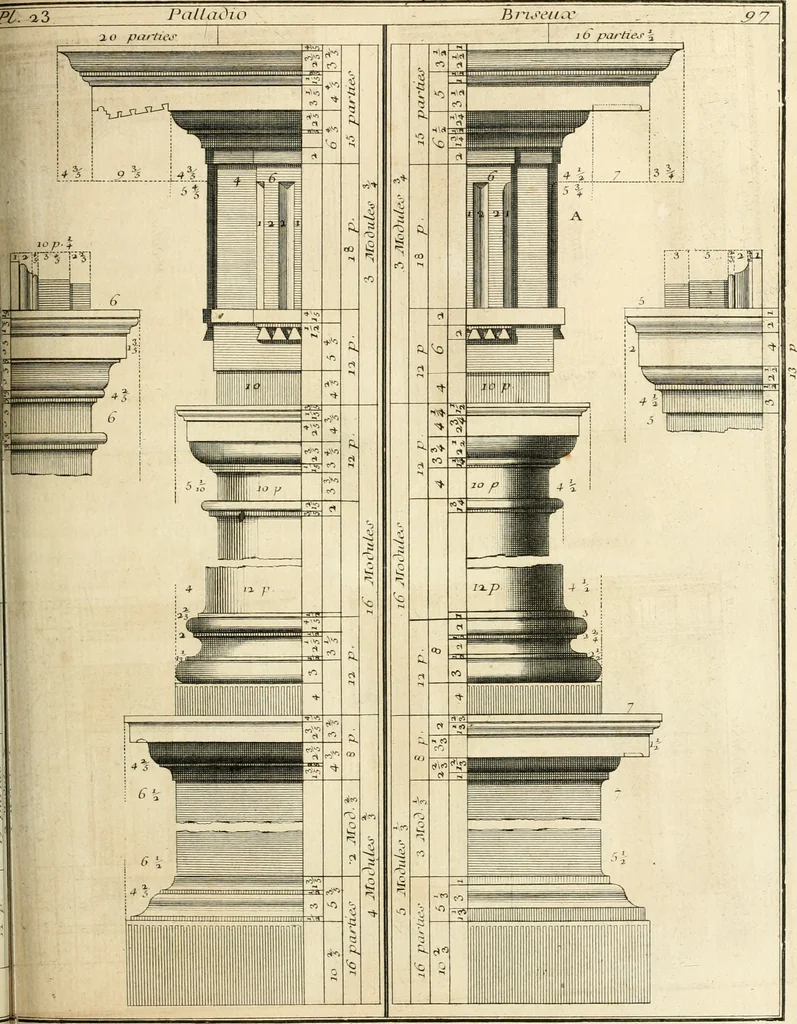 An illustration from Traité du beau essentiel dans les arts : appliqué particulièrement à l'architecture, et démontré phisiquement et par l'expérience ..., 1752, leaf 322