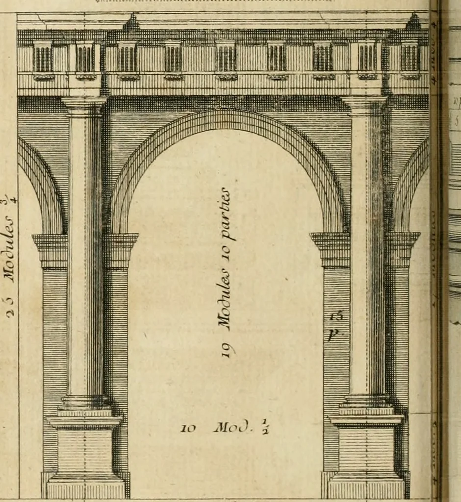 An illustration from Traité du beau essentiel dans les arts : appliqué particulièrement à l'architecture, et démontré phisiquement et par l'expérience ..., 1752, leaf 325
