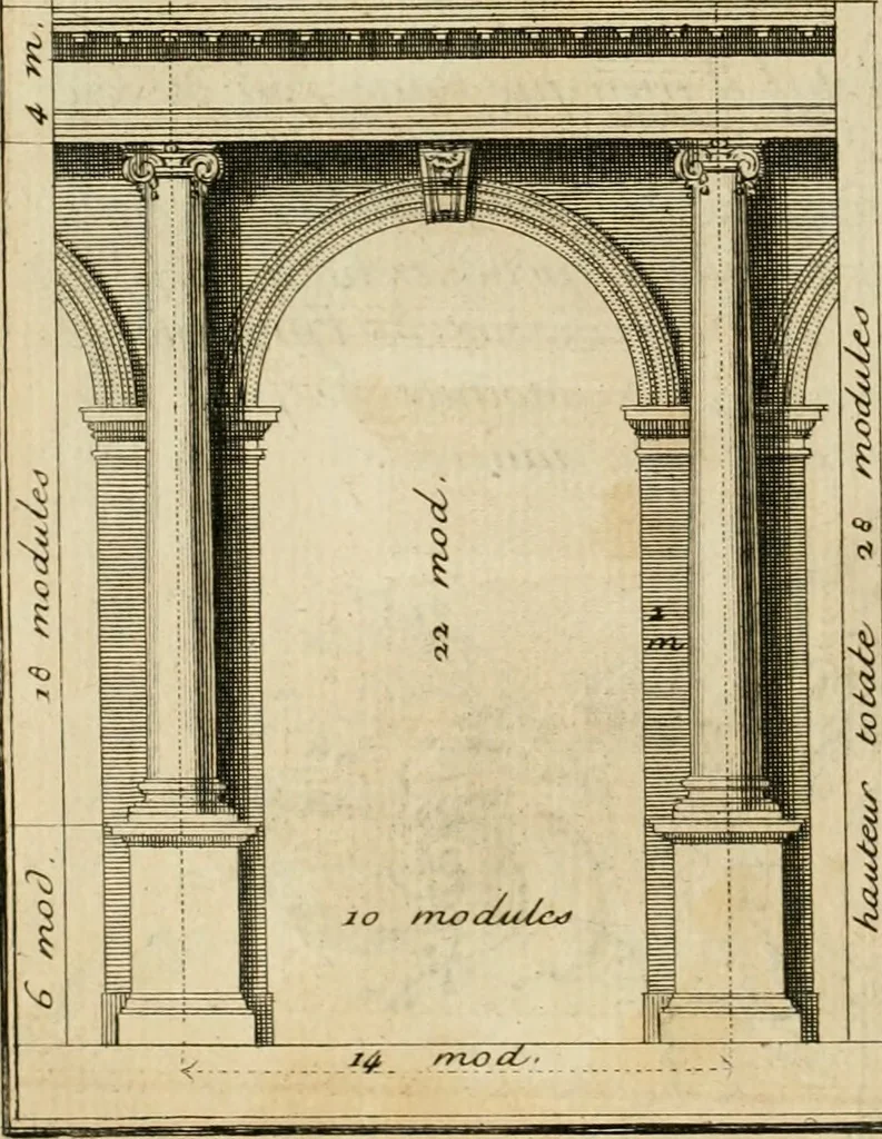 An illustration from Traité du beau essentiel dans les arts : appliqué particulièrement à l'architecture, et démontré phisiquement et par l'expérience ..., 1752, leaf 339