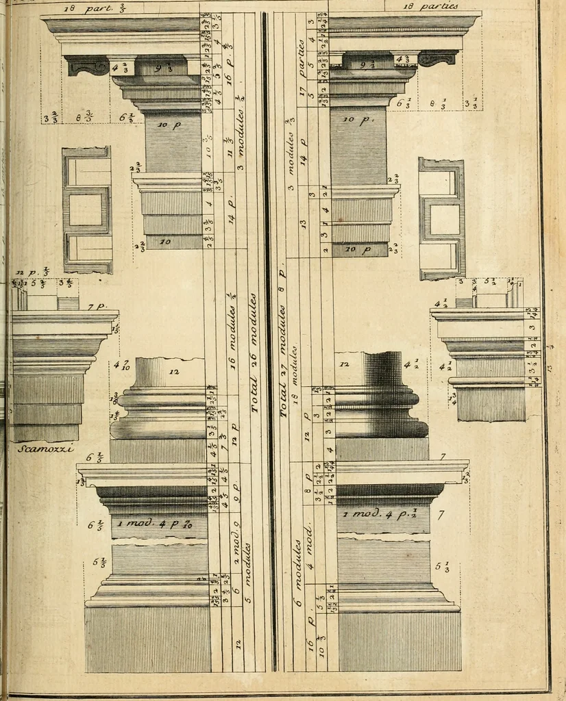 An illustration from Traité du beau essentiel dans les arts : appliqué particulièrement à l'architecture, et démontré phisiquement et par l'expérience ..., 1752, leaf 340