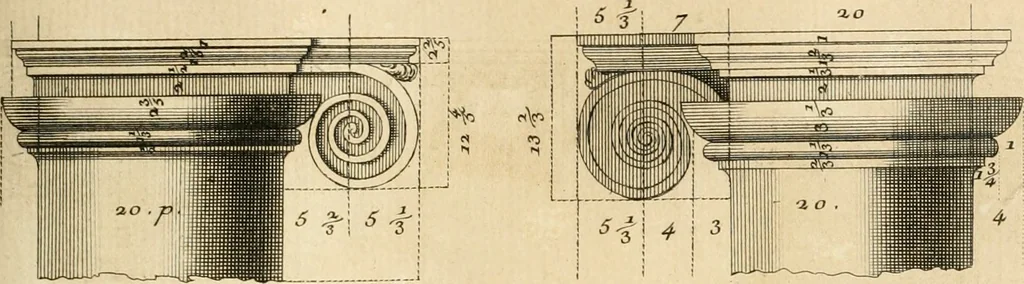 An illustration from Traité du beau essentiel dans les arts : appliqué particulièrement à l'architecture, et démontré phisiquement et par l'expérience ..., 1752, leaf 344