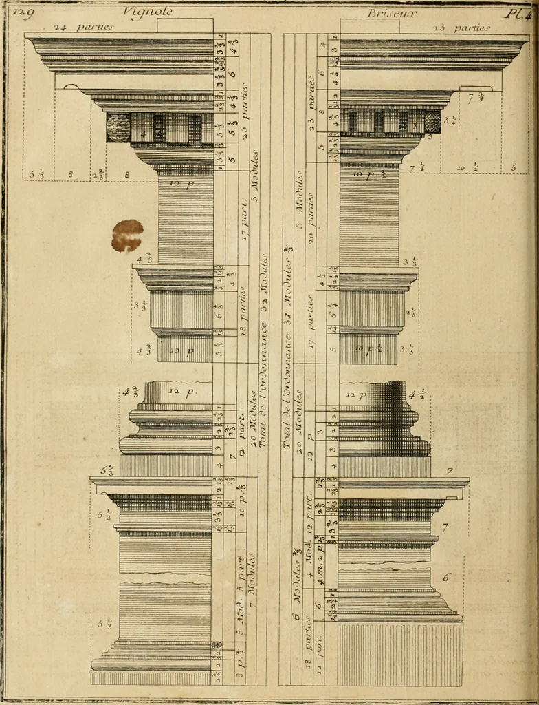 An illustration from Traité du beau essentiel dans les arts : appliqué particulièrement à l'architecture, et démontré phisiquement et par l'expérience ..., 1752, leaf 369