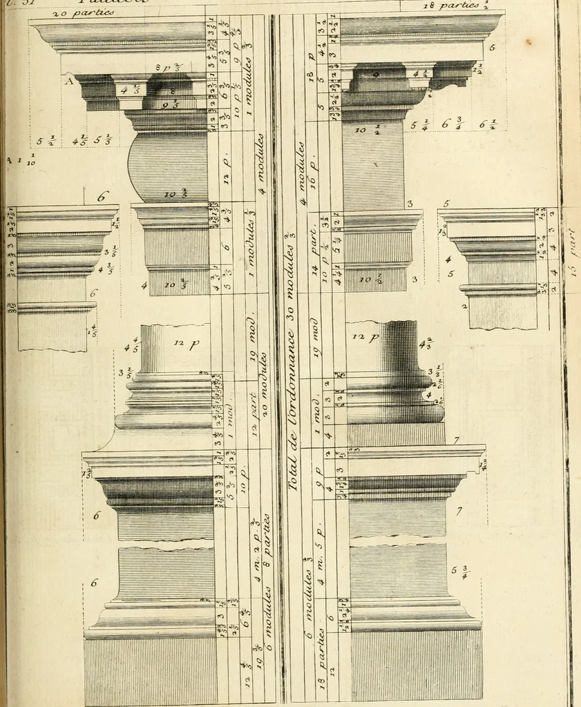 An illustration from Traité du beau essentiel dans les arts : appliqué particulièrement à l'architecture, et démontré phisiquement et par l'expérience ..., 1752, leaf 378