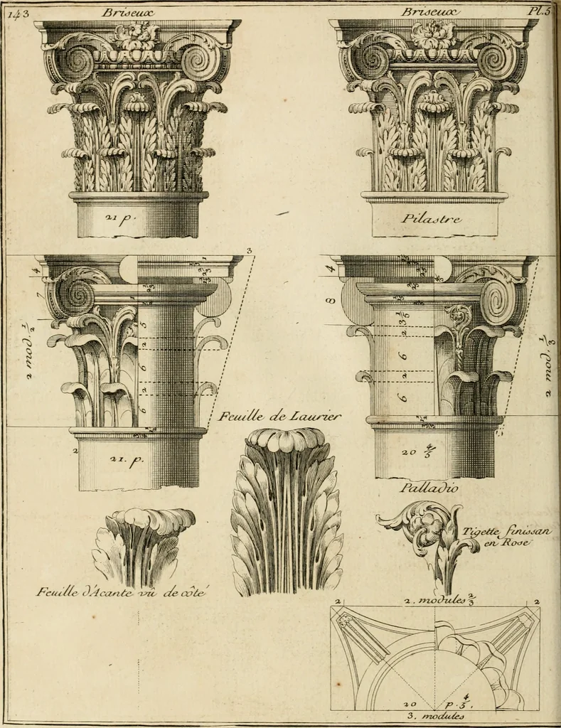 An illustration from Traité du beau essentiel dans les arts : appliqué particulièrement à l'architecture, et démontré phisiquement et par l'expérience ..., 1752, leaf 387