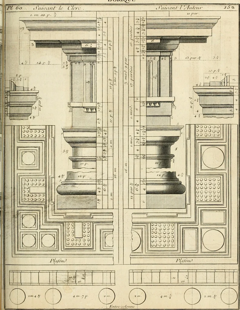 An illustration from Traité du beau essentiel dans les arts : appliqué particulièrement à l'architecture, et démontré phisiquement et par l'expérience ..., 1752, leaf 400