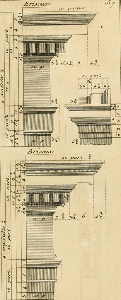An illustration from Traité du beau essentiel dans les arts : appliqué particulièrement à l'architecture, et démontré phisiquement et par l'expérience ..., 1752, leaf 408