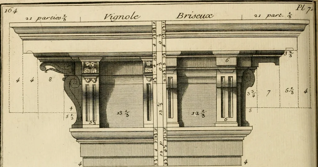 An illustration from Traité du beau essentiel dans les arts : appliqué particulièrement à l'architecture, et démontré phisiquement et par l'expérience ..., 1752, leaf 423