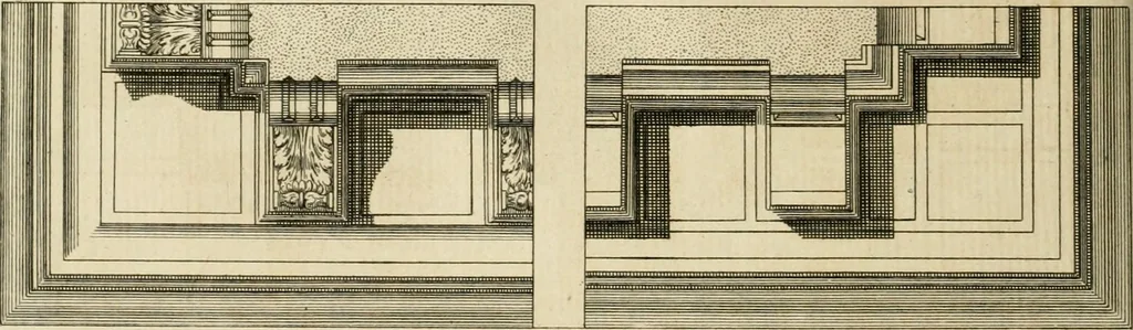 An illustration from Traité du beau essentiel dans les arts : appliqué particulièrement à l'architecture, et démontré phisiquement et par l'expérience ..., 1752, leaf 423