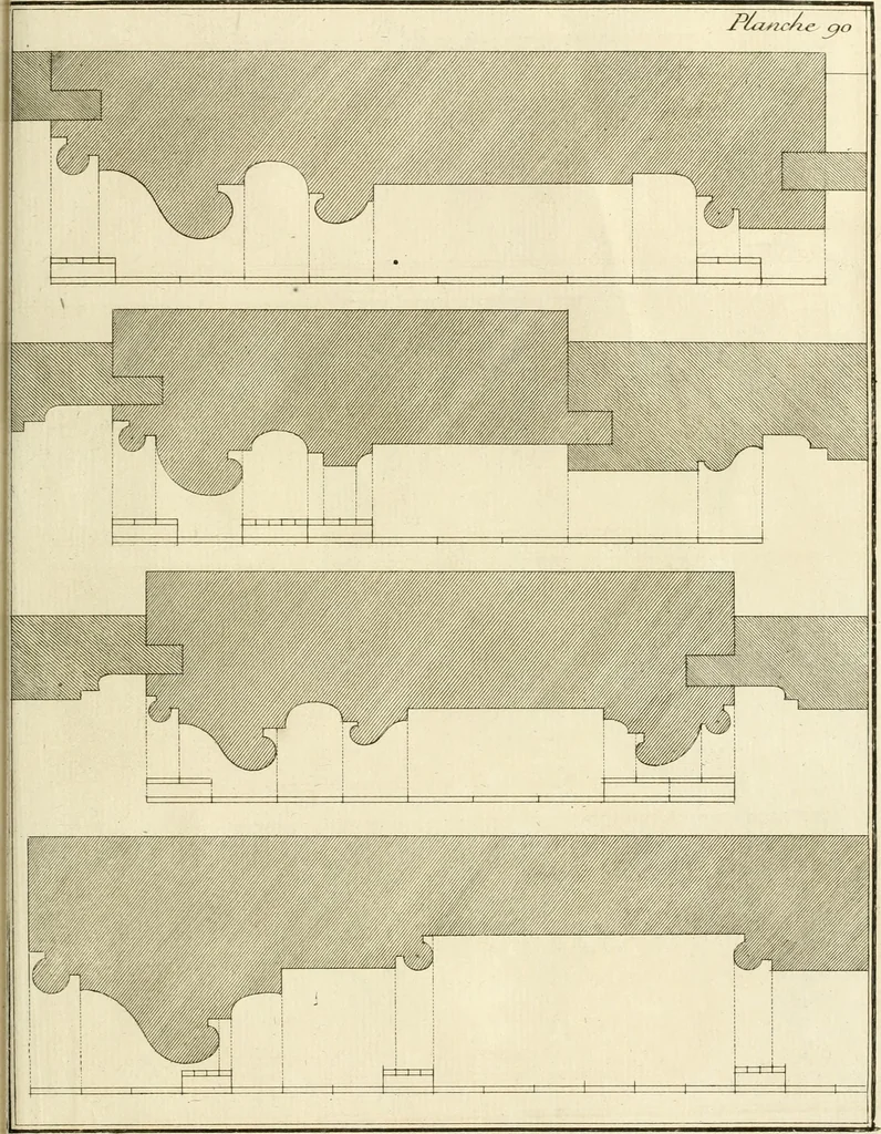 An illustration from Traité du beau essentiel dans les arts : appliqué particulièrement à l'architecture, et démontré phisiquement et par l'expérience ..., 1752, leaf 488