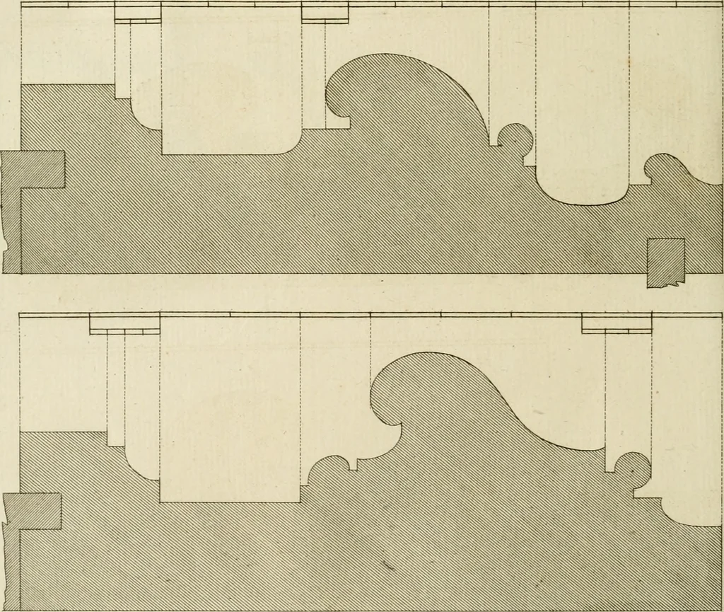 An illustration from Traité du beau essentiel dans les arts : appliqué particulièrement à l'architecture, et démontré phisiquement et par l'expérience ..., 1752, leaf 495