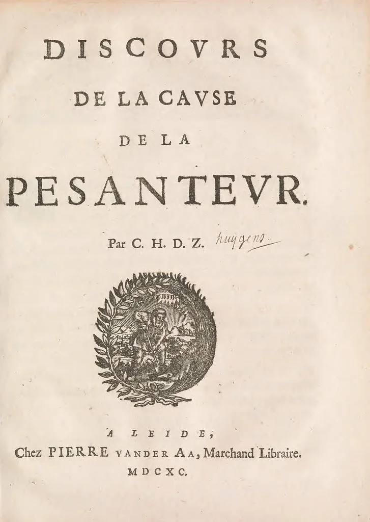 An illustration from Traité de la lumière : Où sont expliquées les causes de ce qui lui arrive dans la reflexion, & dans la refraction et particulièrement dans l'étrange réfraction du cristal d'Islande, 1690, leaf 141