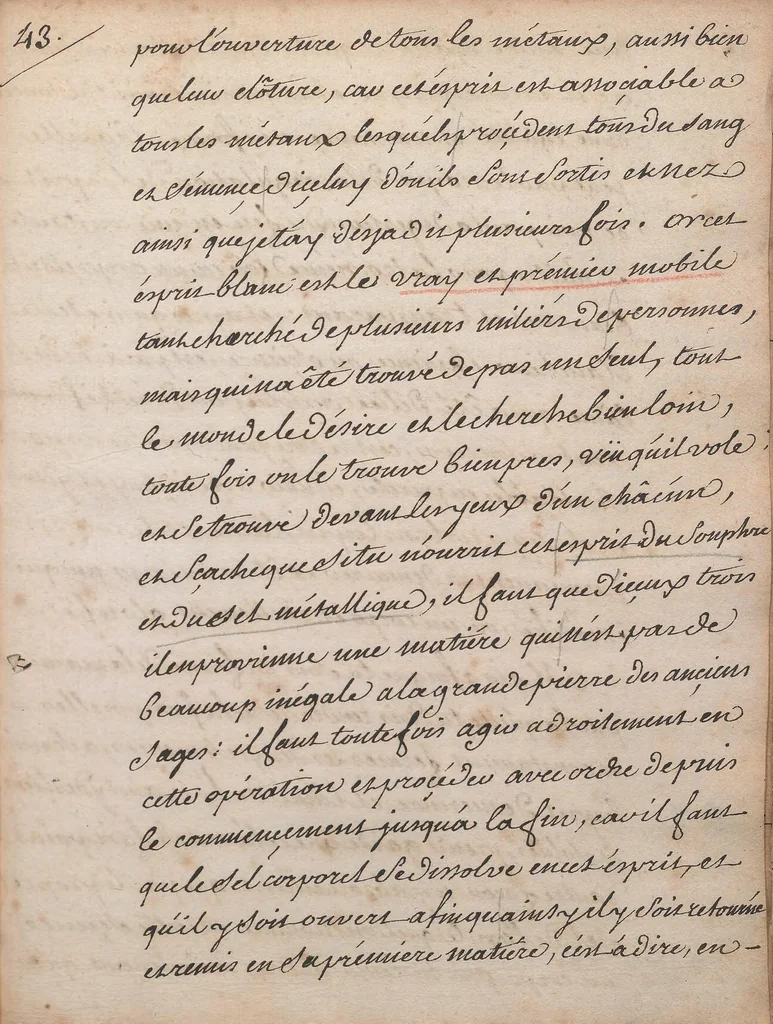 An illustration from Traité du grand oeuvre, ou, Troisième partie du testament de Frère Basile Valentin [manuscript.], 1651, leaf 57