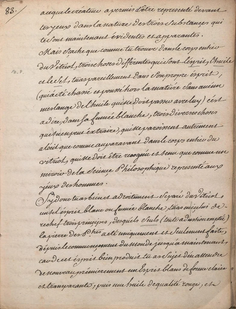 An illustration from Traité du grand oeuvre, ou, Troisième partie du testament de Frère Basile Valentin [manuscript.], 1651, leaf 97