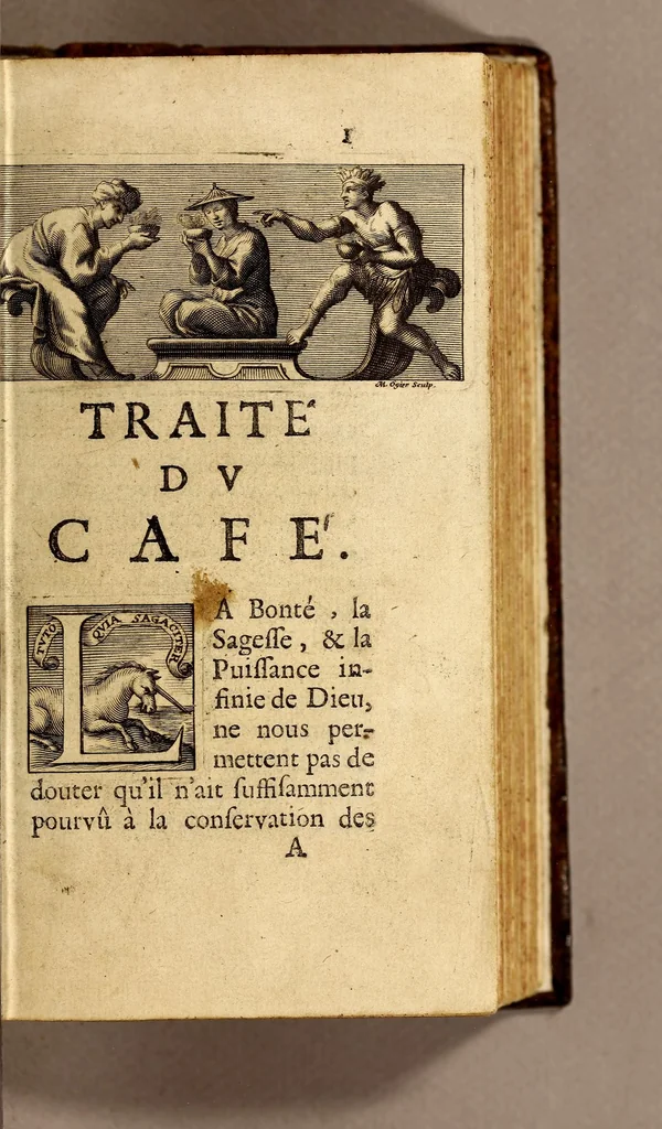 An illustration from Traitez nouveaux & curieux du café, du thé et du chocolate. : Ouvrage également necessaire aux medecins, & à tous ceux qui aiment leur santé., 1685, leaf 29