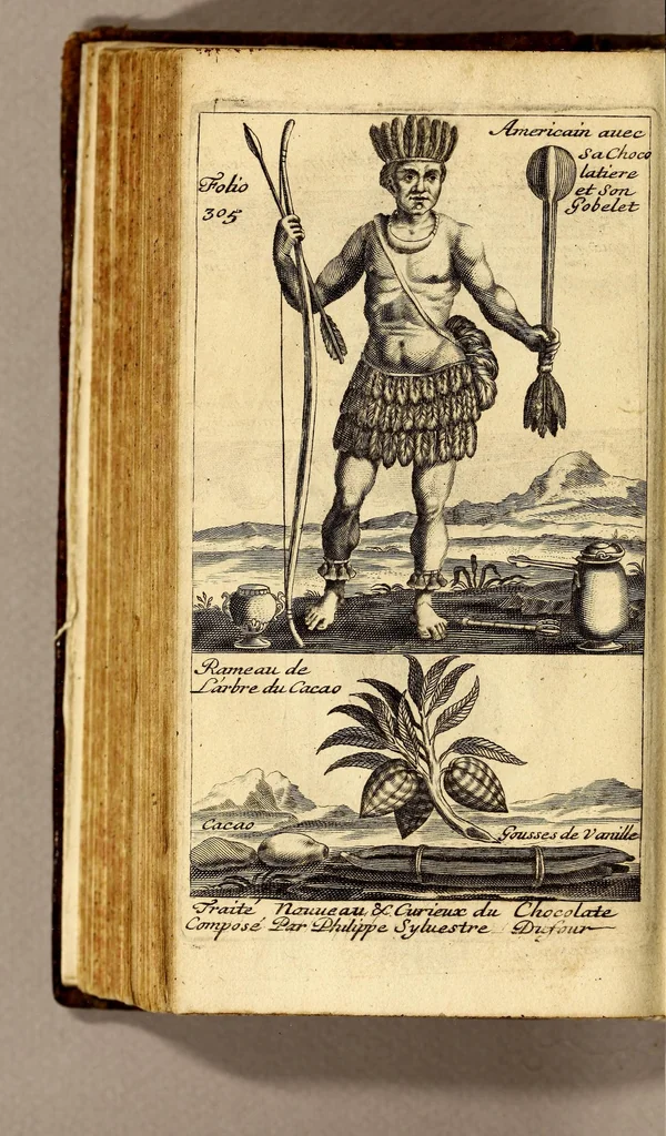 An illustration from Traitez nouveaux & curieux du café, du thé et du chocolate. : Ouvrage également necessaire aux medecins, & à tous ceux qui aiment leur santé., 1685, leaf 334