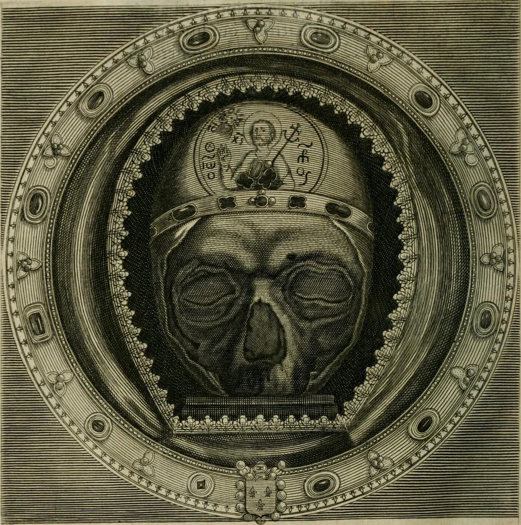 An illustration from Traité historique du chef de S. Jean Baptiste, 1665, leaf 151