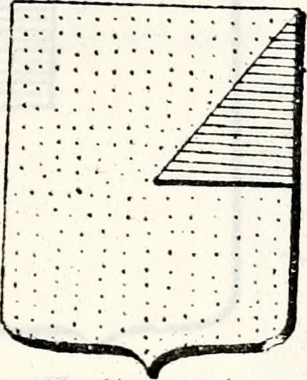 An illustration from Traité élémentaire du blason, 1872, leaf 104