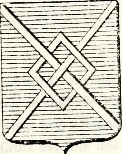 An illustration from Traité élémentaire du blason, 1872, leaf 106