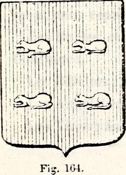 An illustration from Traité élémentaire du blason, 1872, leaf 126