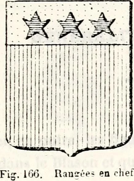An illustration from Traité élémentaire du blason, 1872, leaf 128