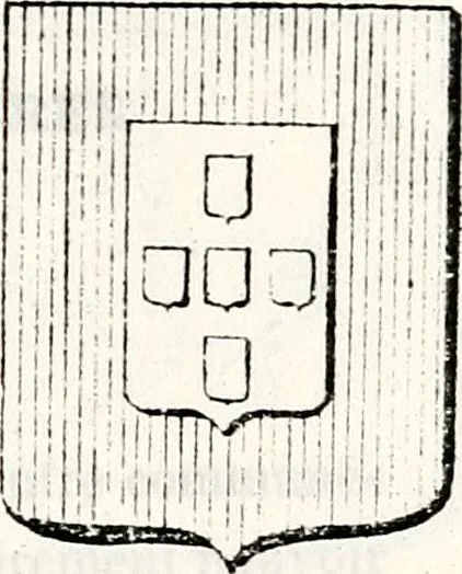 An illustration from Traité élémentaire du blason, 1872, leaf 128