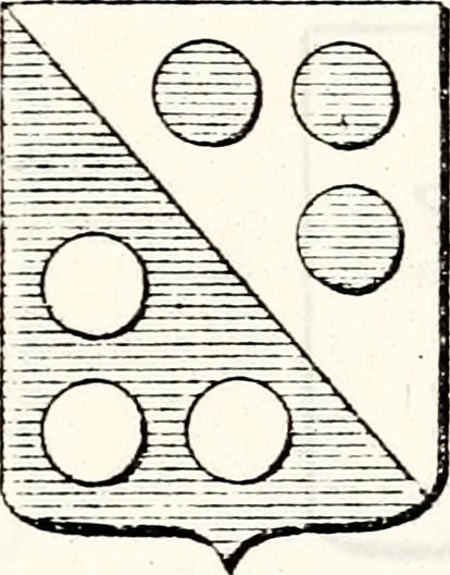 An illustration from Traité élémentaire du blason, 1872, leaf 128