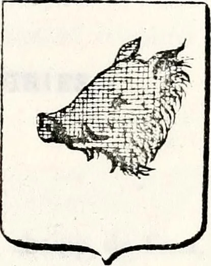 An illustration from Traité élémentaire du blason, 1872, leaf 152