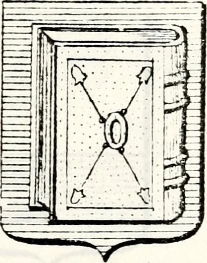 An illustration from Traité élémentaire du blason, 1872, leaf 160