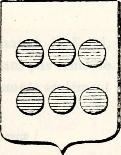 An illustration from Traité élémentaire du blason, 1872, leaf 164
