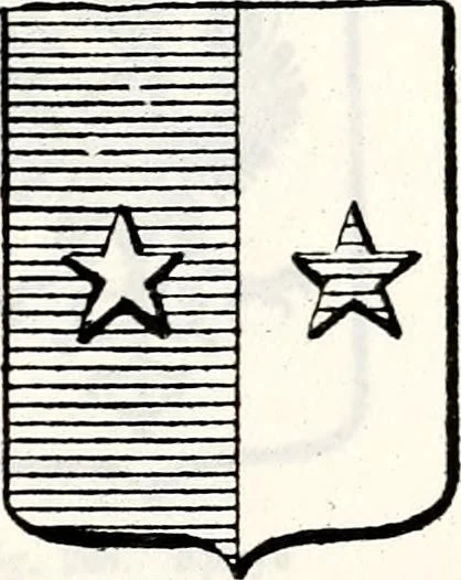An illustration from Traité élémentaire du blason, 1872, leaf 168