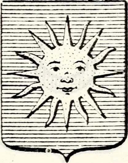 An illustration from Traité élémentaire du blason, 1872, leaf 176